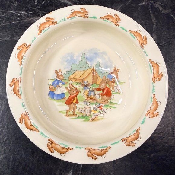 ROYAL DOULTON “Bunnykins" English Fine Bone China 5 Piece Set - Picture 8 of 16